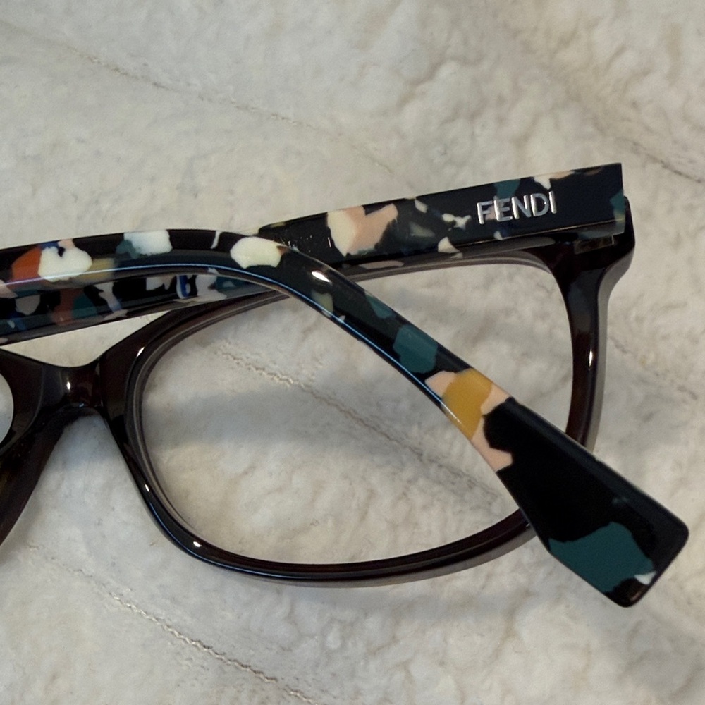 Fendi Multicolor Patterned Eyeglasses - image 3